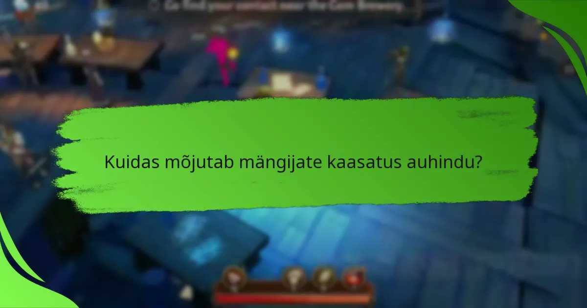 Kuidas mõjutab mängijate kaasatus auhindu?